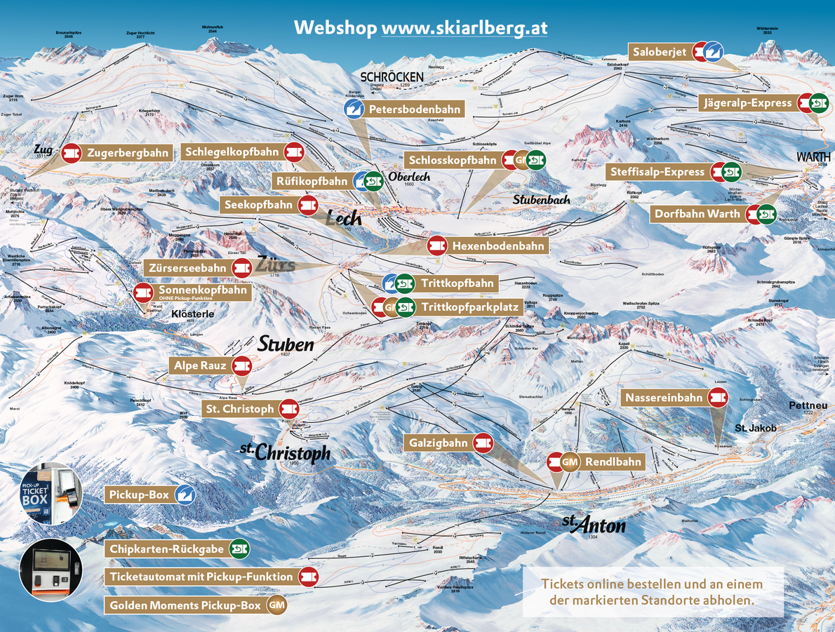 Ski Ticket Offices Skiarlbergat